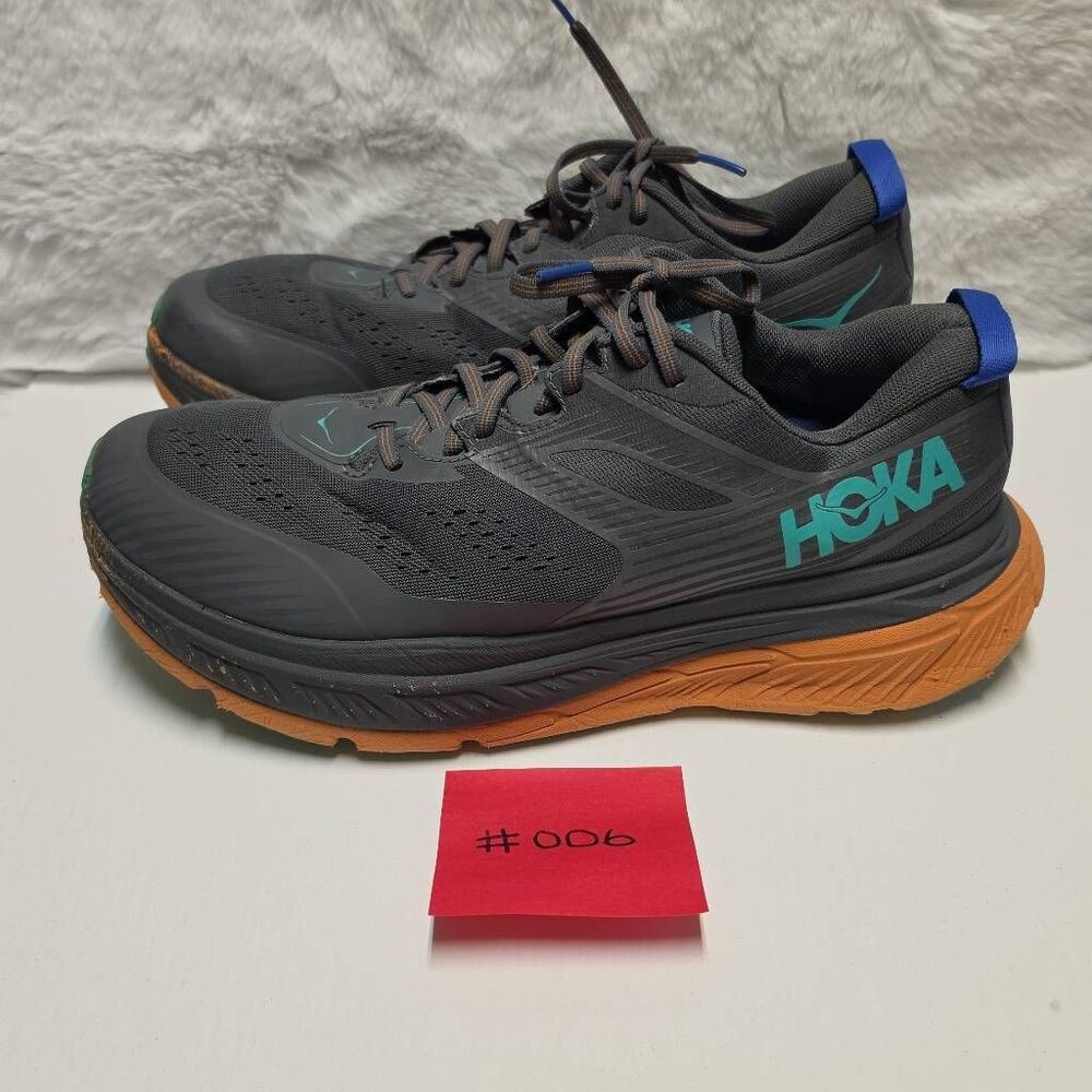 HOKA One One Stinson ATR 6 M12.5 Grey Orange Teal #006